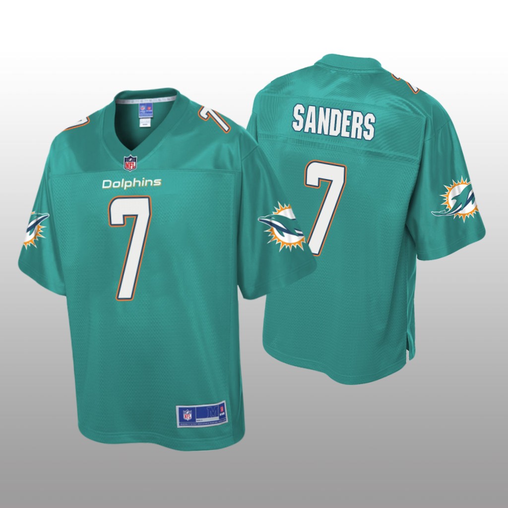 Miami Dolphins #7 Aqua Jason Sanders Pro Line Jersey - Youth
