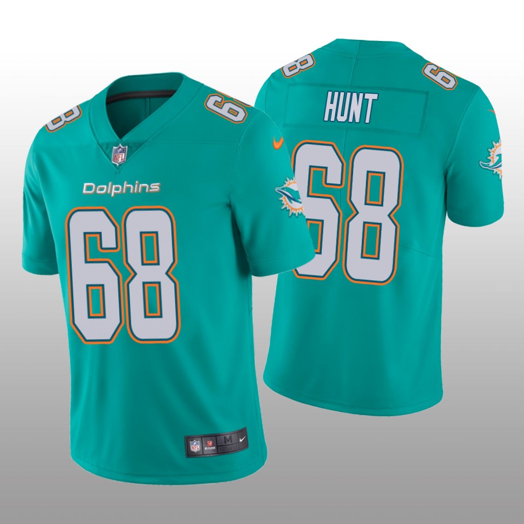 Miami Dolphins Aqua 2020 NFL Draft Vapor Limited Robert Hunt Jersey