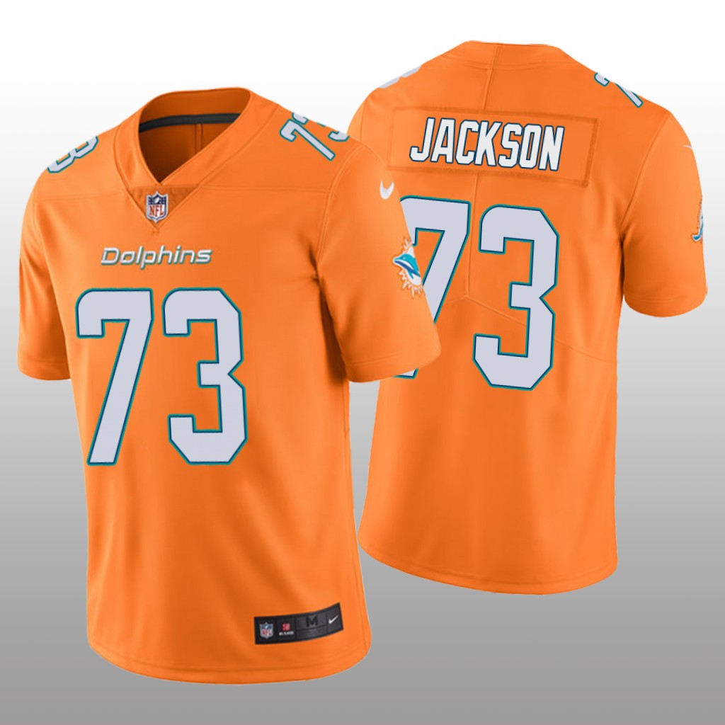 Miami Dolphins Austin Jackson Orange Jersey Color Rush Limited - Men's