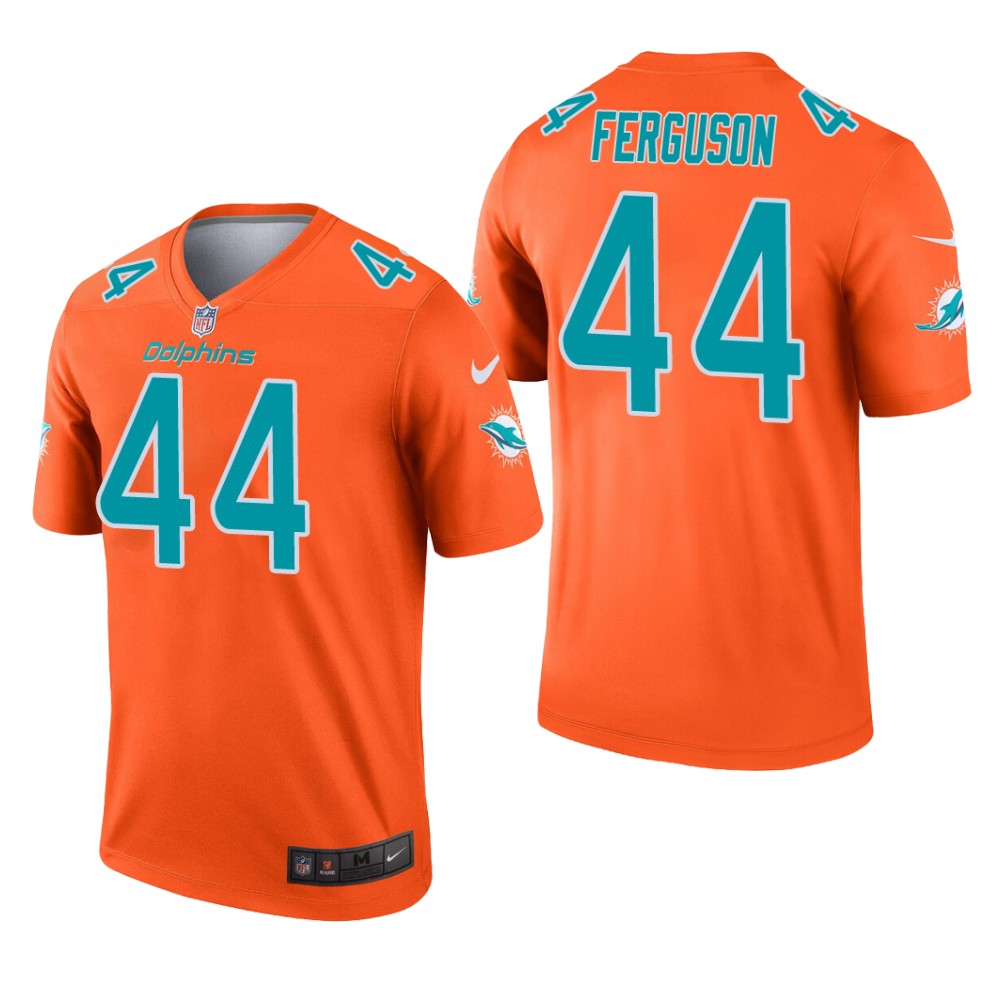 Miami Dolphins Blake Ferguson Orange Jersey Inverted Legend - Men's