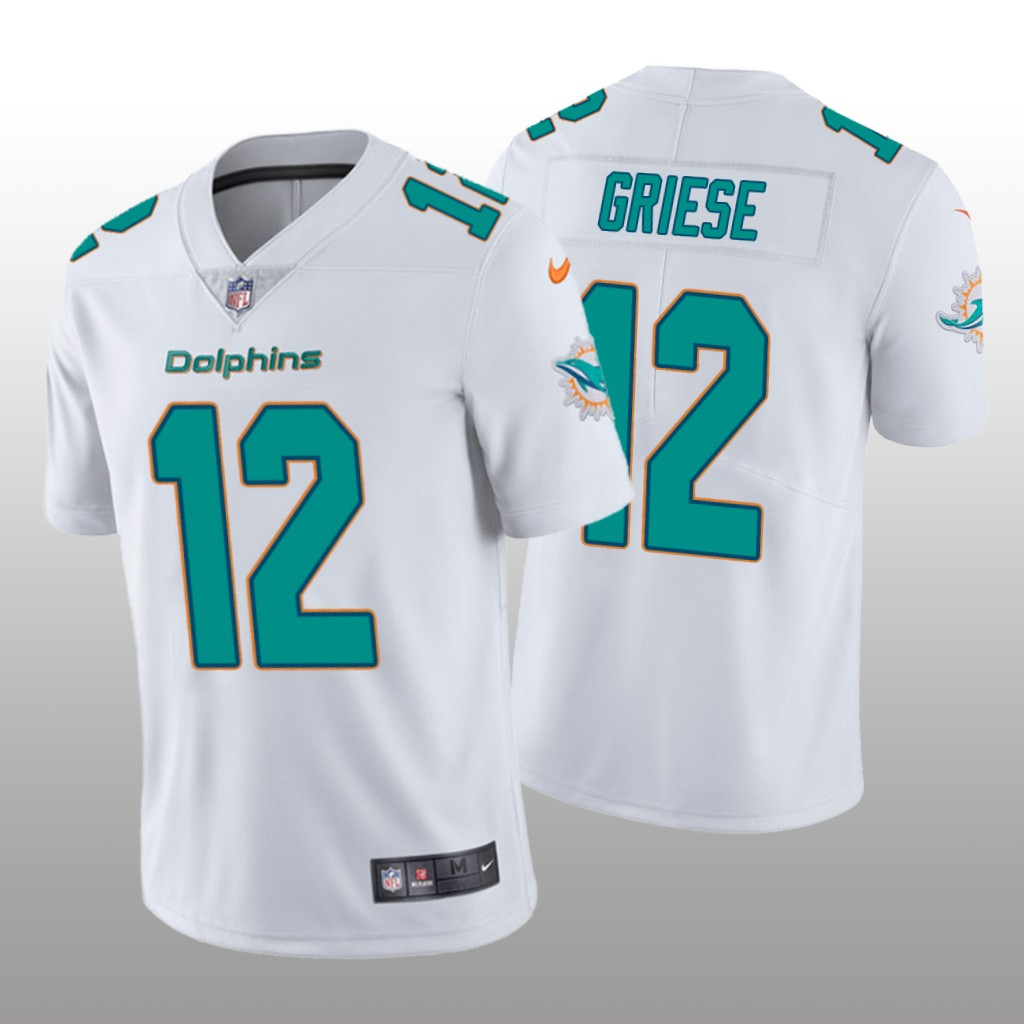 Miami Dolphins Bob Griese White Jersey Vapor Limited - Men's