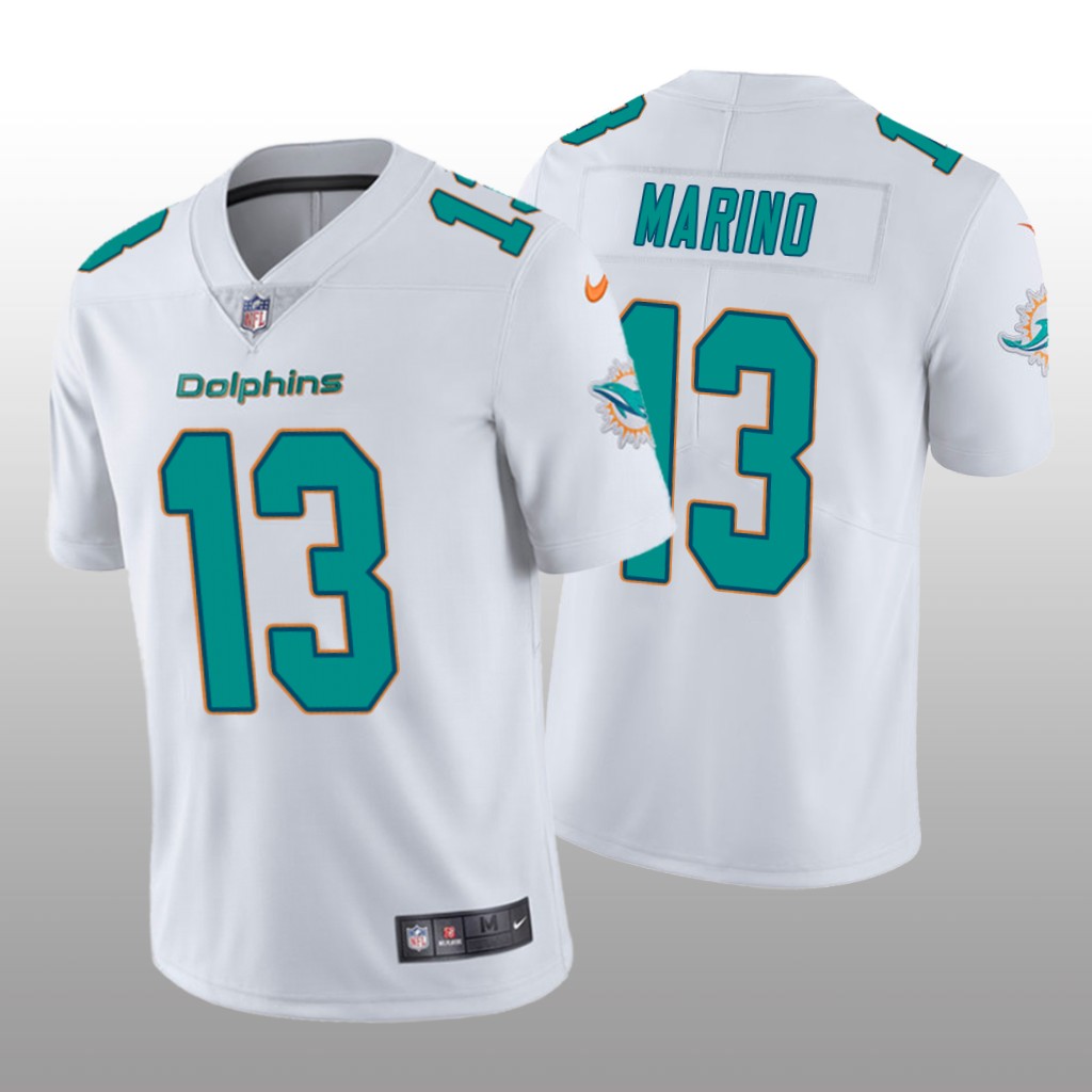 Miami Dolphins Dan Marino White Jersey Vapor Limited - Men's