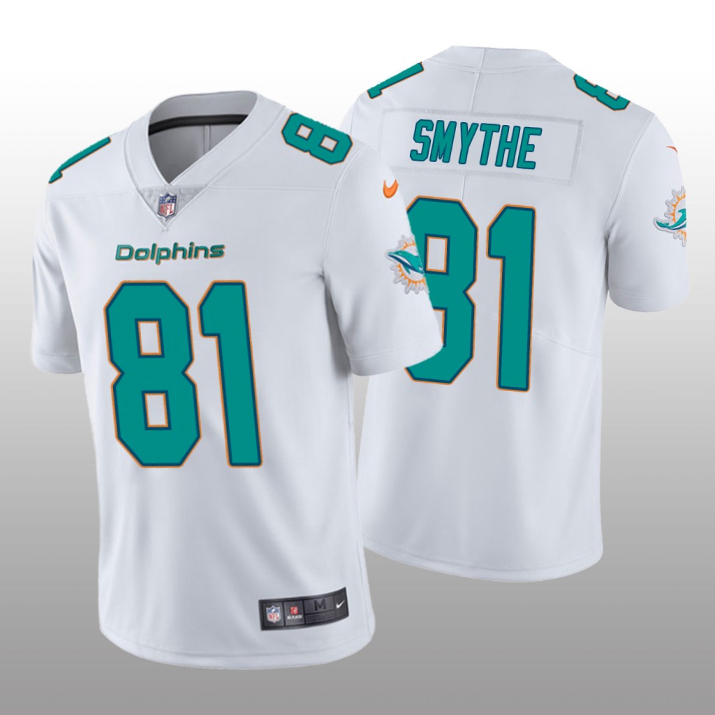 Miami Dolphins Durham Smythe White Jersey Vapor Limited Vapor Limited - Men's