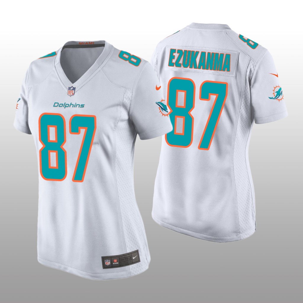 Miami Dolphins Erik Ezukanma White Jersey Game - Women's