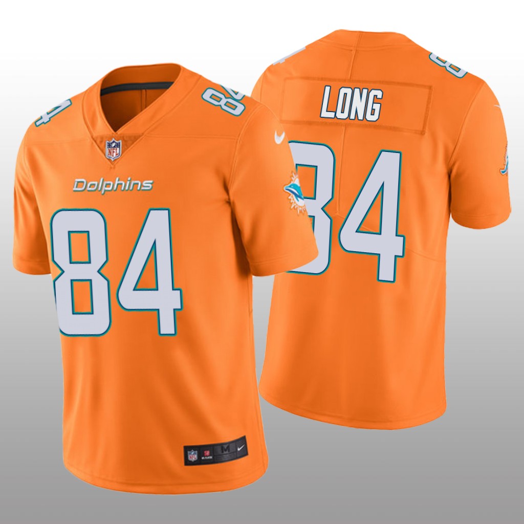 Miami Dolphins Hunter Long Orange Jersey Color Rush Limited - Men's