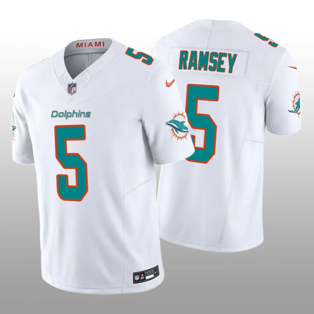 Miami Dolphins Jalen Ramsey White Jersey 2020 Vapor F.U.S.E. Limited