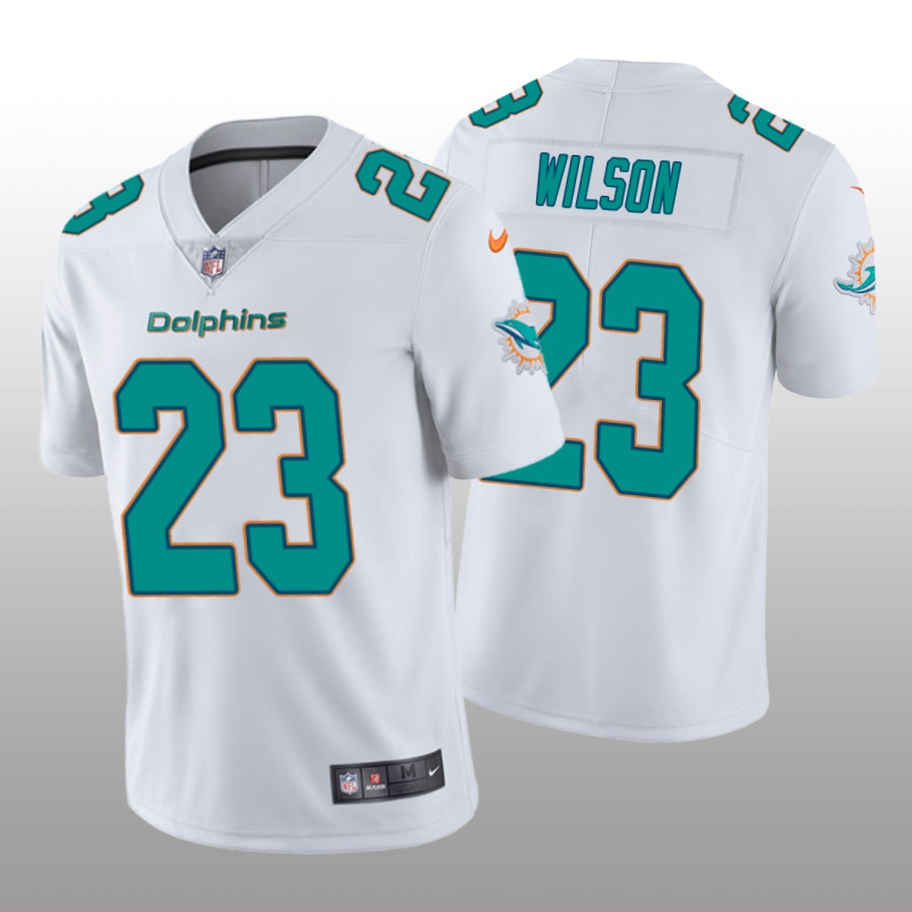 Miami Dolphins Jeff Wilson White Jersey Vapor Limited - Men's