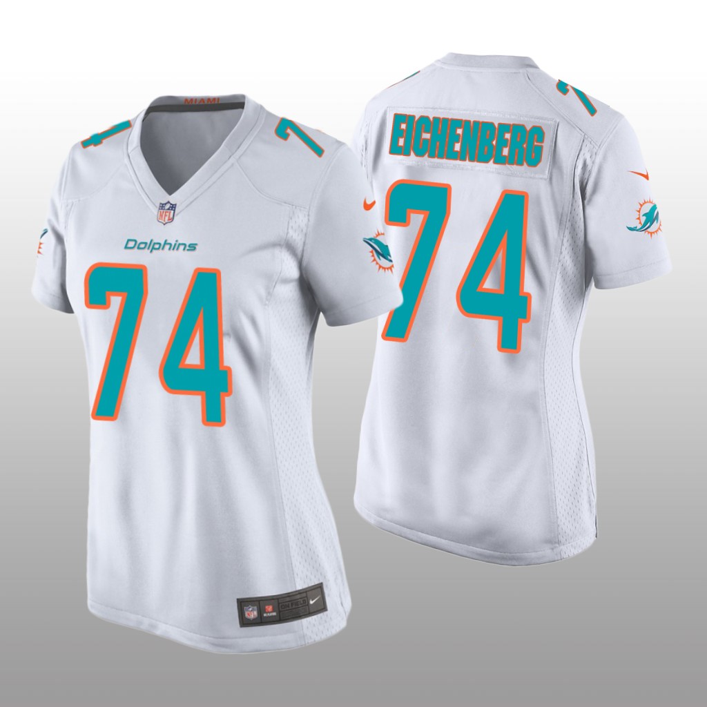 Miami Dolphins Liam Eichenberg White Jersey Game - Women's