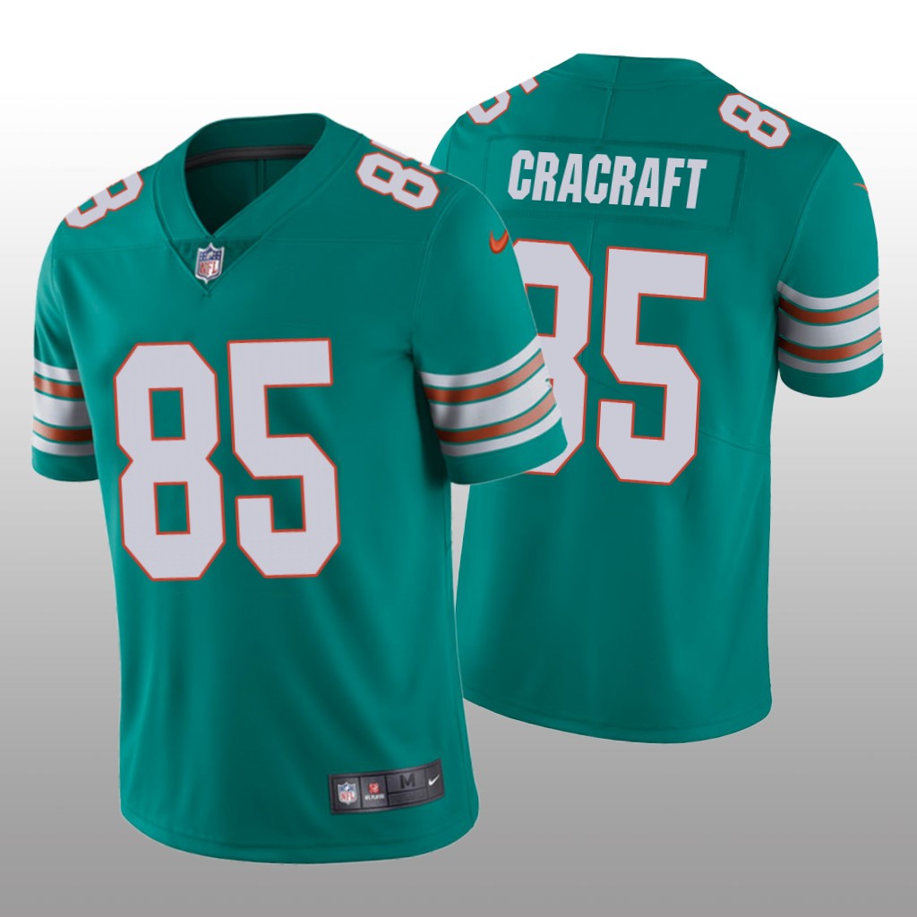 Miami Dolphins River Cracraft Aqua Jersey Vapor Limited - Men's