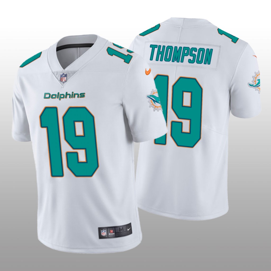 Miami Dolphins Skylar Thompson White Jersey Vapor Limited - Men's