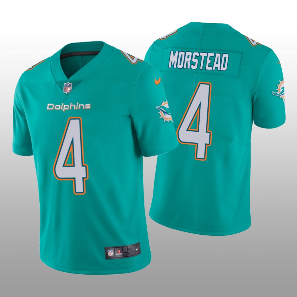Miami Dolphins Thomas Morstead Aqua Jersey Vapor Limited - Men's