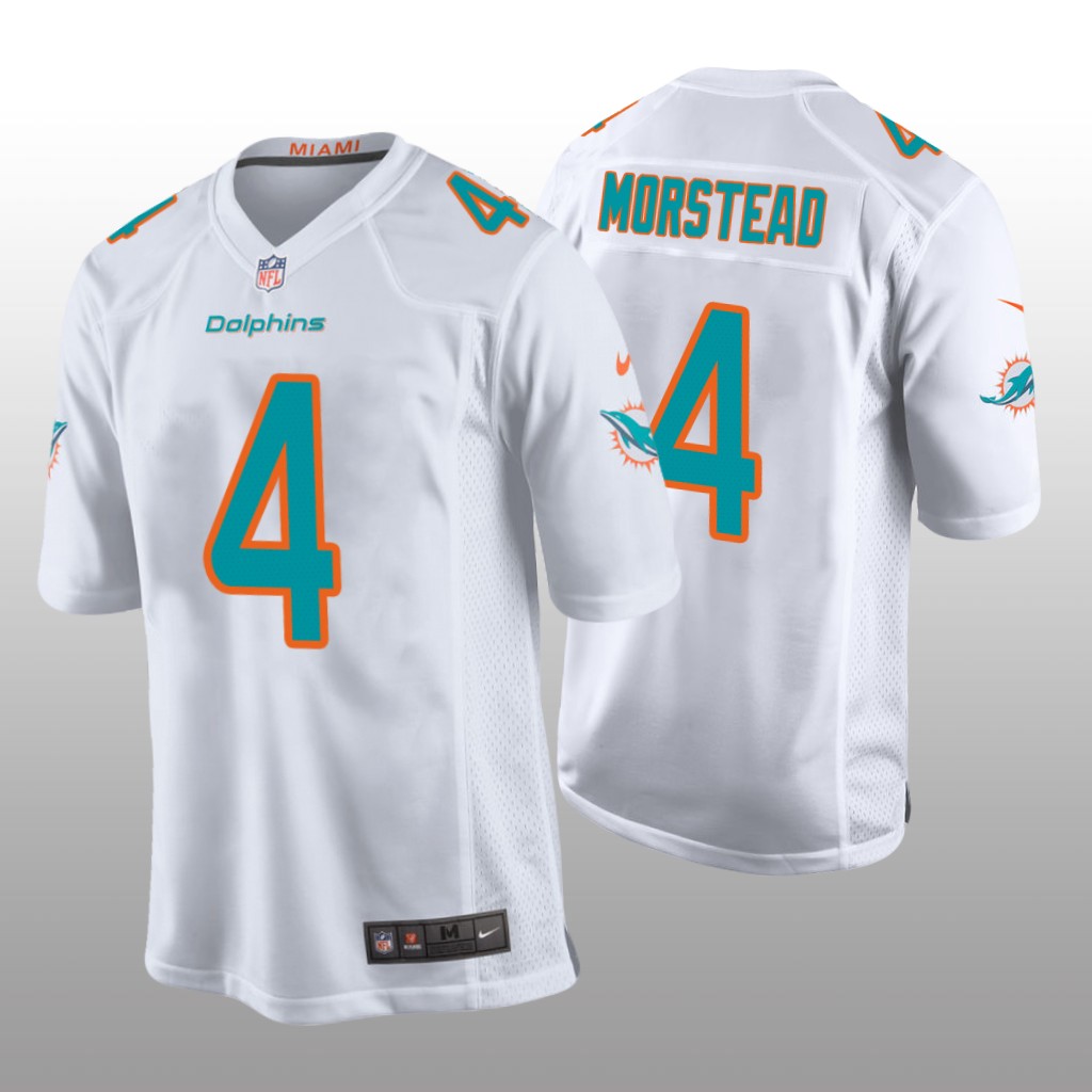 Miami Dolphins Thomas Morstead White Jersey Game - Men's