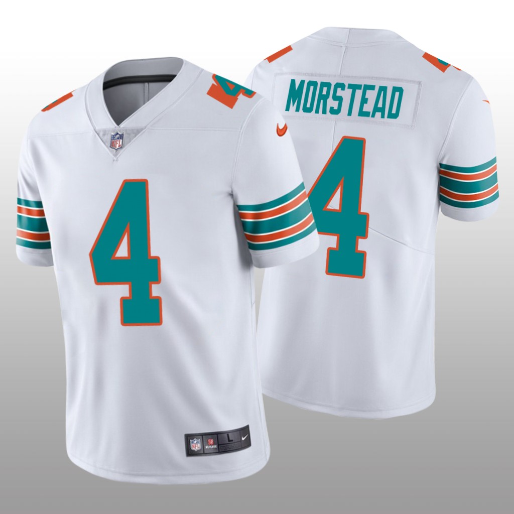 Miami Dolphins Thomas Morstead White Jersey Vapor Limited - Men's