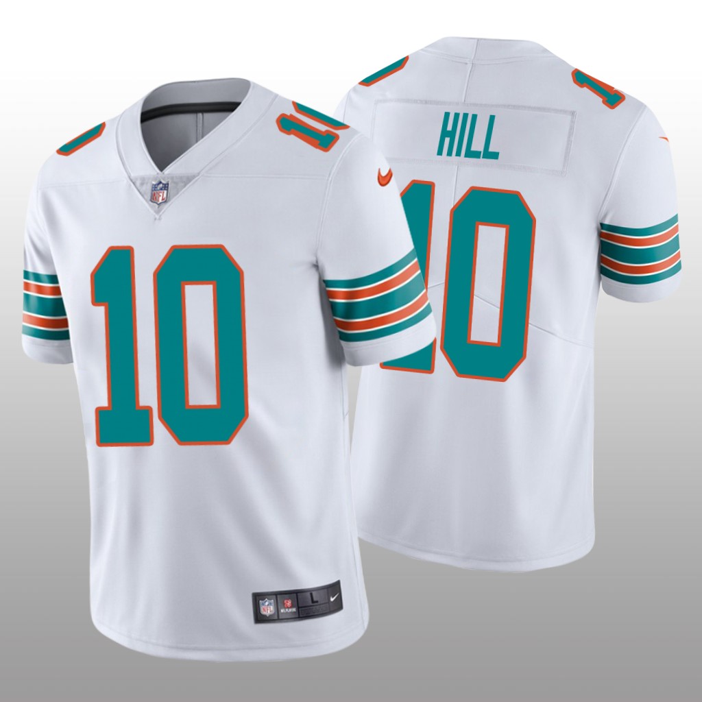 Miami Dolphins Tyreek Hill White Jersey Vapor Limited - Men's