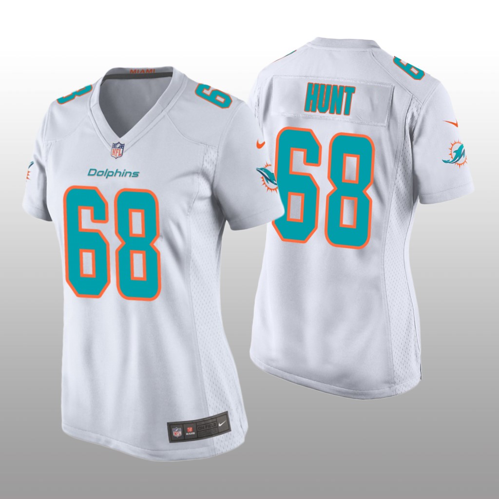 Miami Dolphins White 2020 NFL Draft Robert Hunt Game Jersey