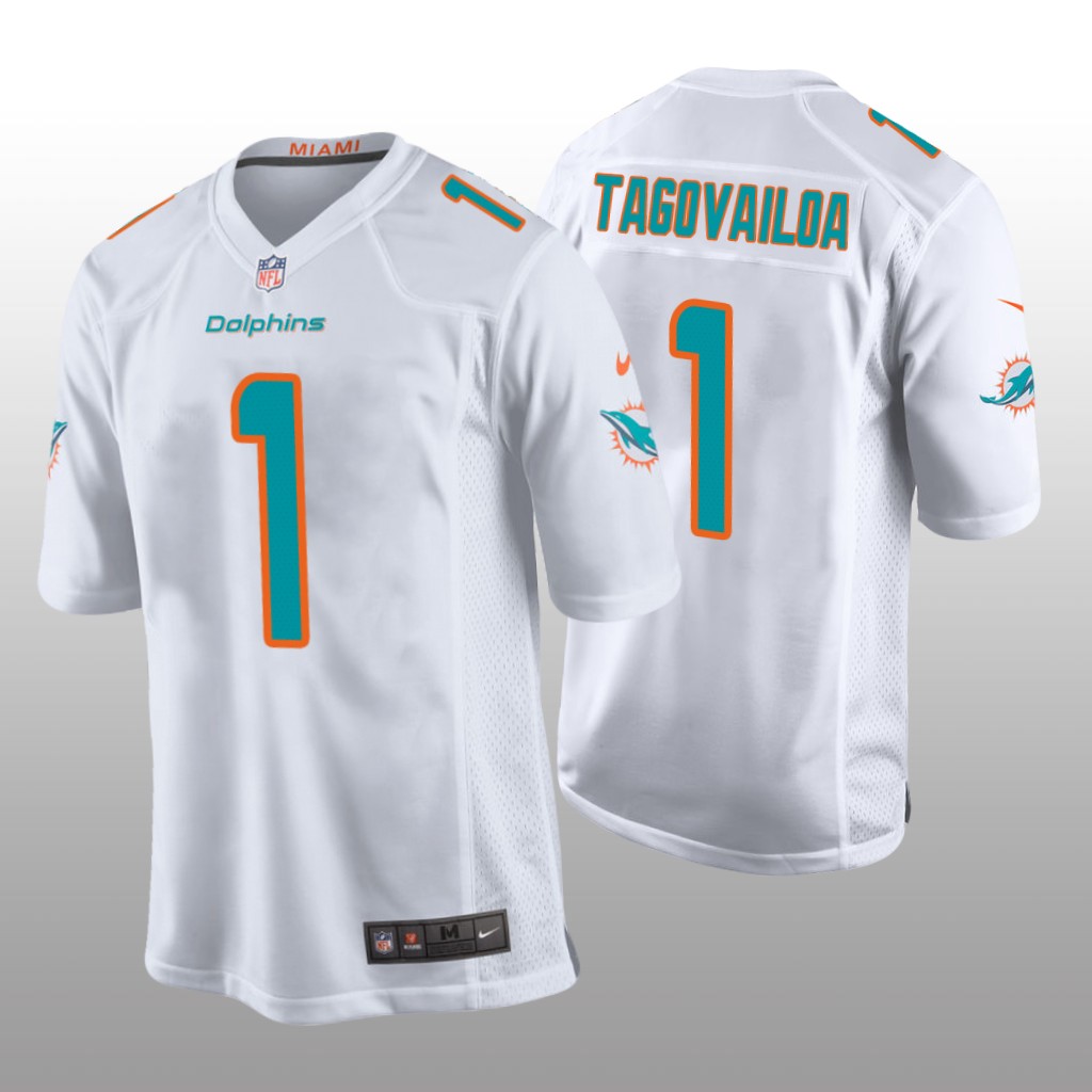 Miami Dolphins White 2020 NFL Draft Tua Tagovailoa Game Jersey
