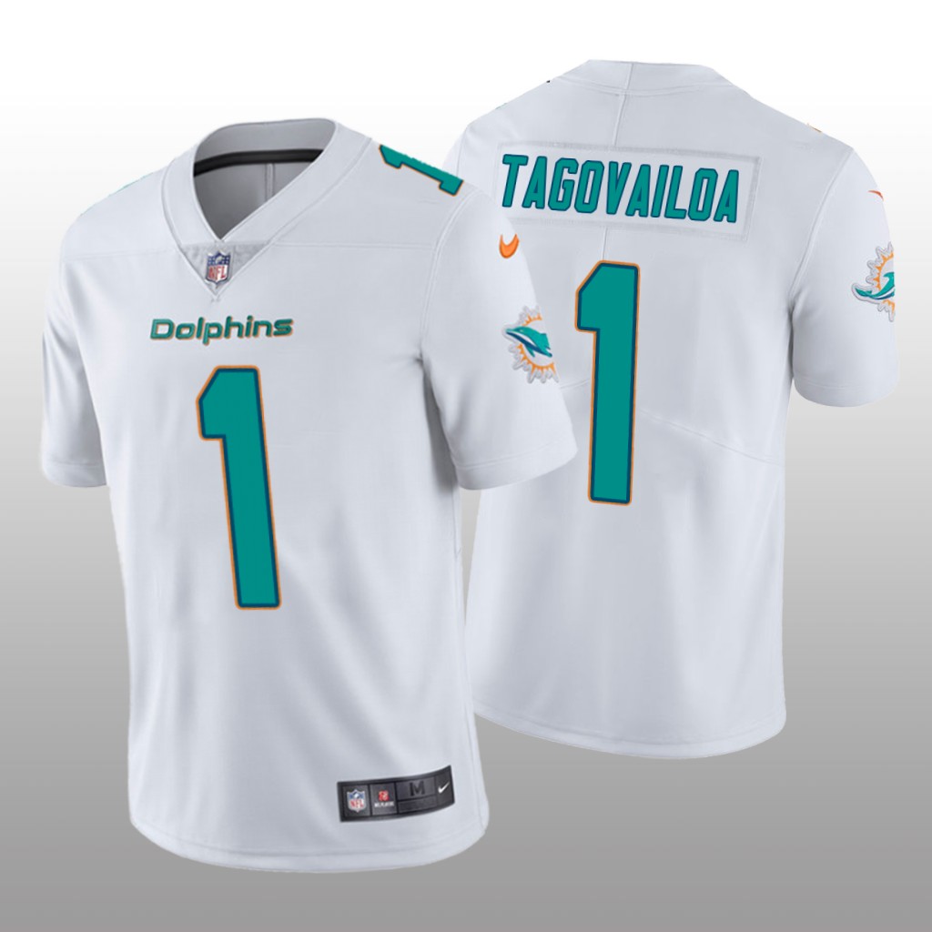 Miami Dolphins White 2020 NFL Draft Vapor Limited Tua Tagovailoa Jersey