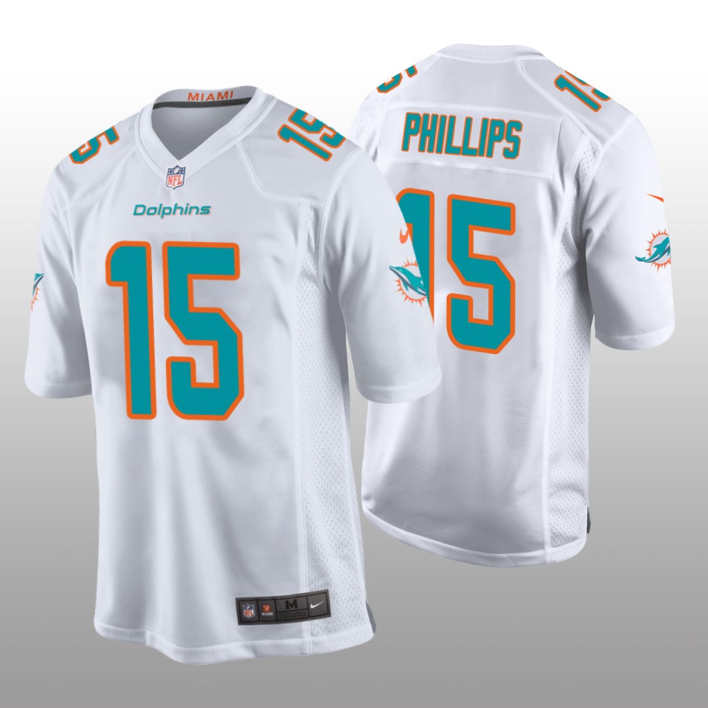 Miami Dolphins White 2021 NFL Draft Jaelan Phillips Game Jersey