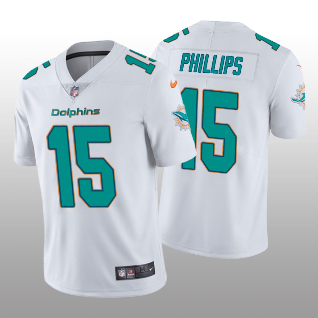 Miami Dolphins White 2021 NFL Draft Vapor Limited Jaelan Phillips Jersey