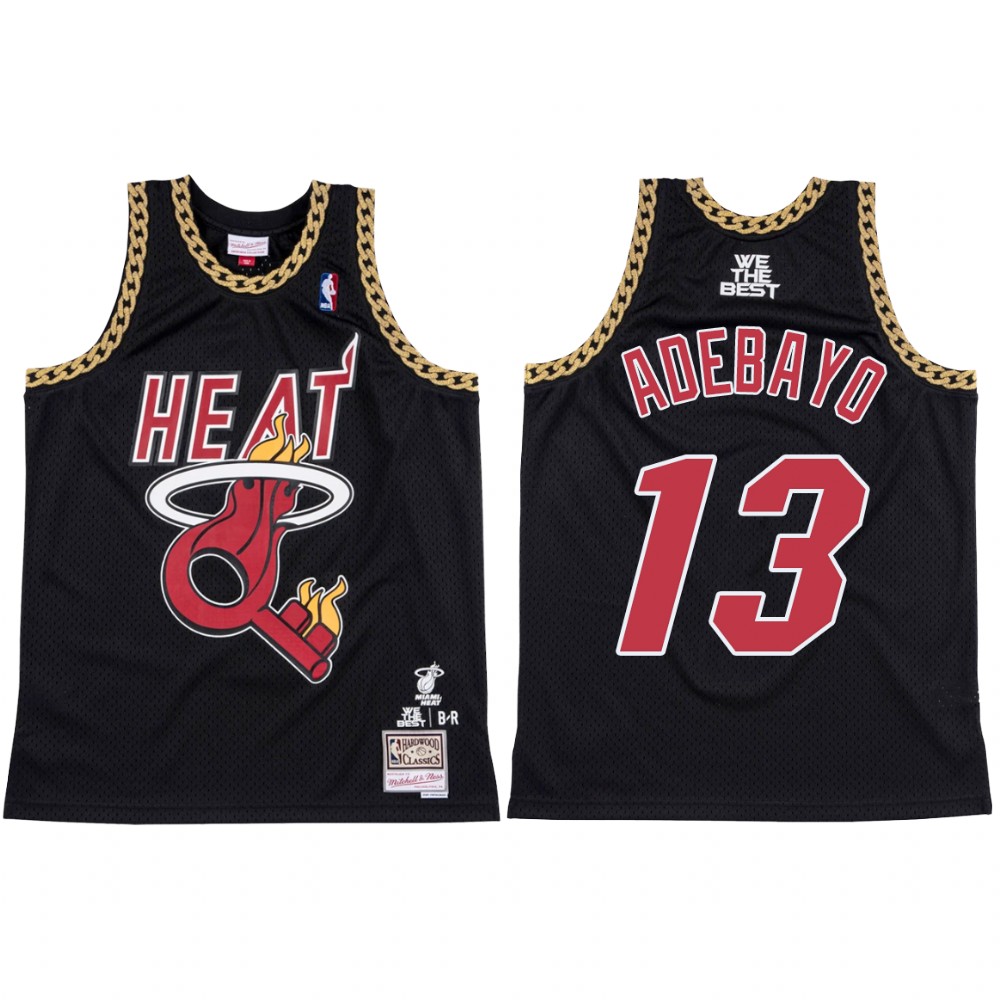 Miami Heat BR Remix DJ Khaled Bam Adebayo Black Jersey Limited Edition