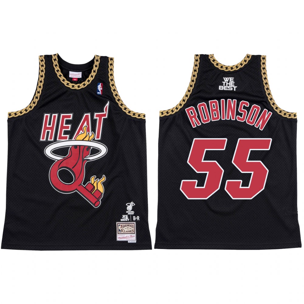 Miami Heat BR Remix DJ Khaled Duncan Robinson Black Jersey Limited Edition