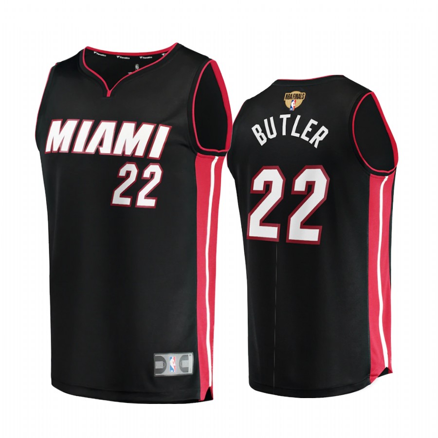 Miami Heat Jimmy Butler 2020 NBA Finals Bound Black Jersey  Icon Edition