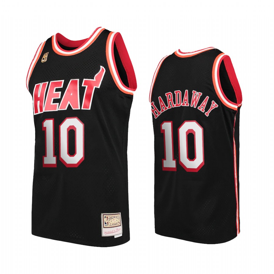 Miami Heat Tim Hardaway #10 Black Hardwood Classics 1996-2001 Jersey