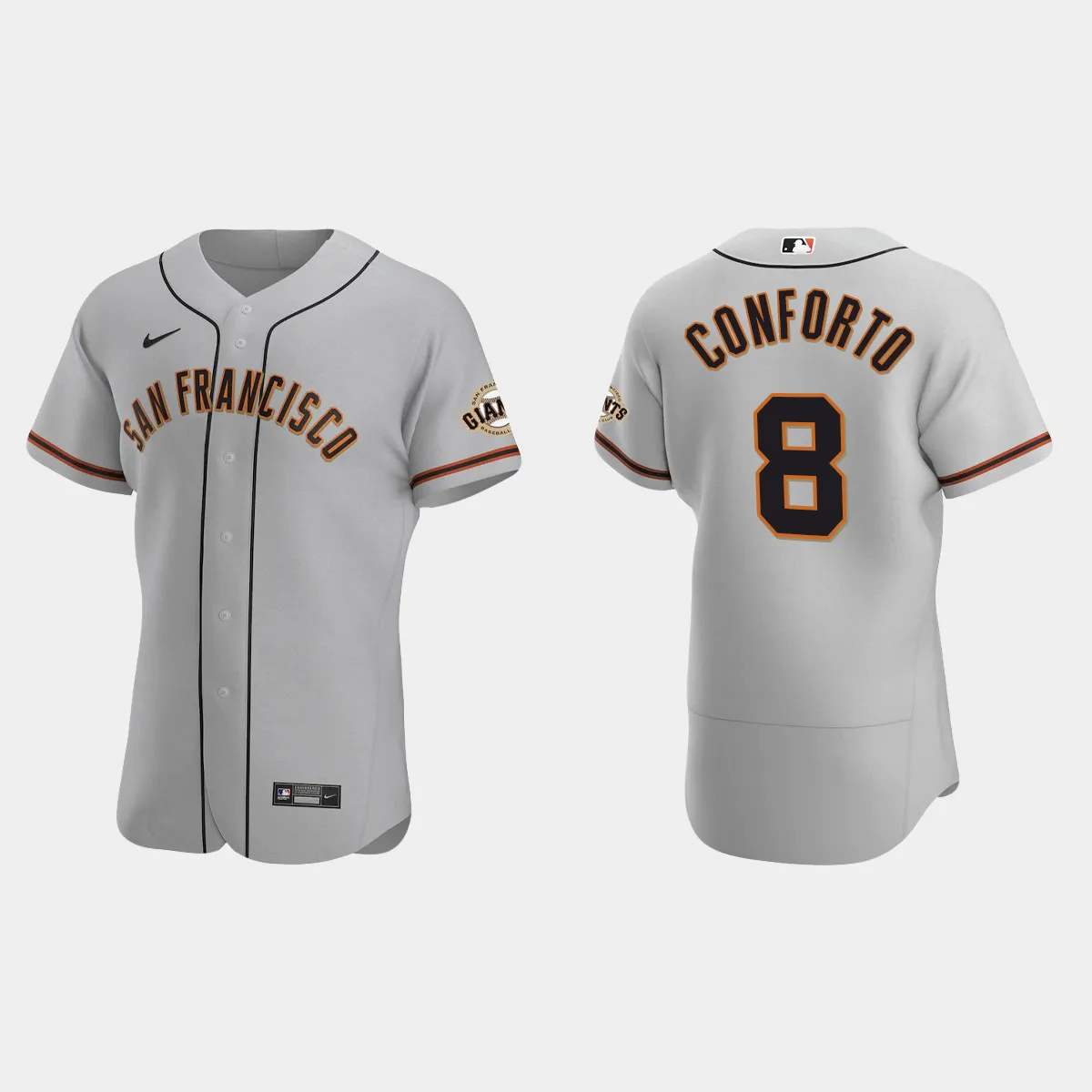 Michael Conforto San Francisco Giants Road Jersey - Gray