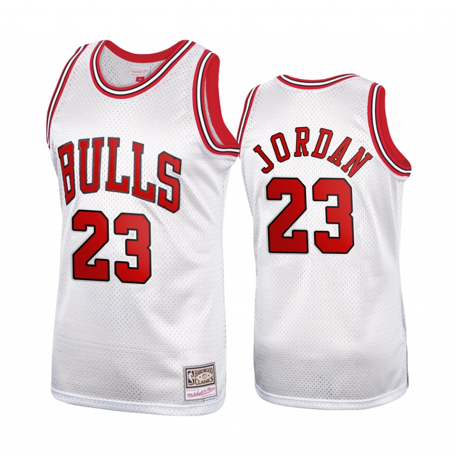 Michael Jordan #23 Chicago Bulls Platinum Hardwood Classics Jersey