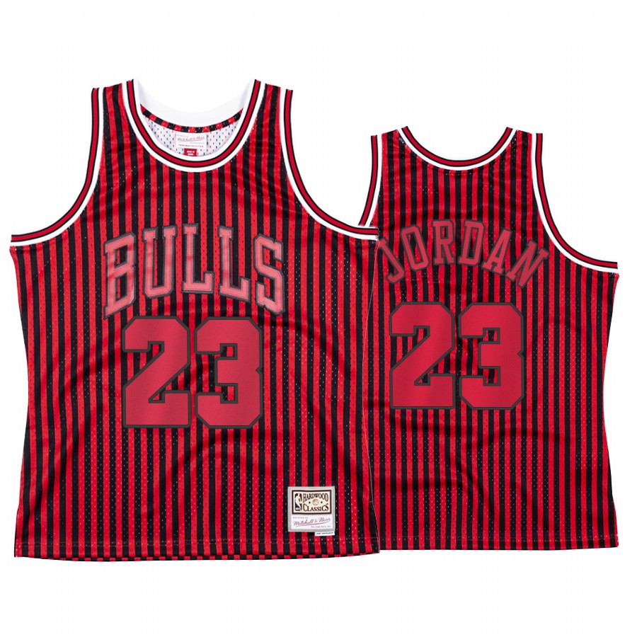 Michael Jordan #23 Chicago Bulls Red Stars and Stripes Jersey