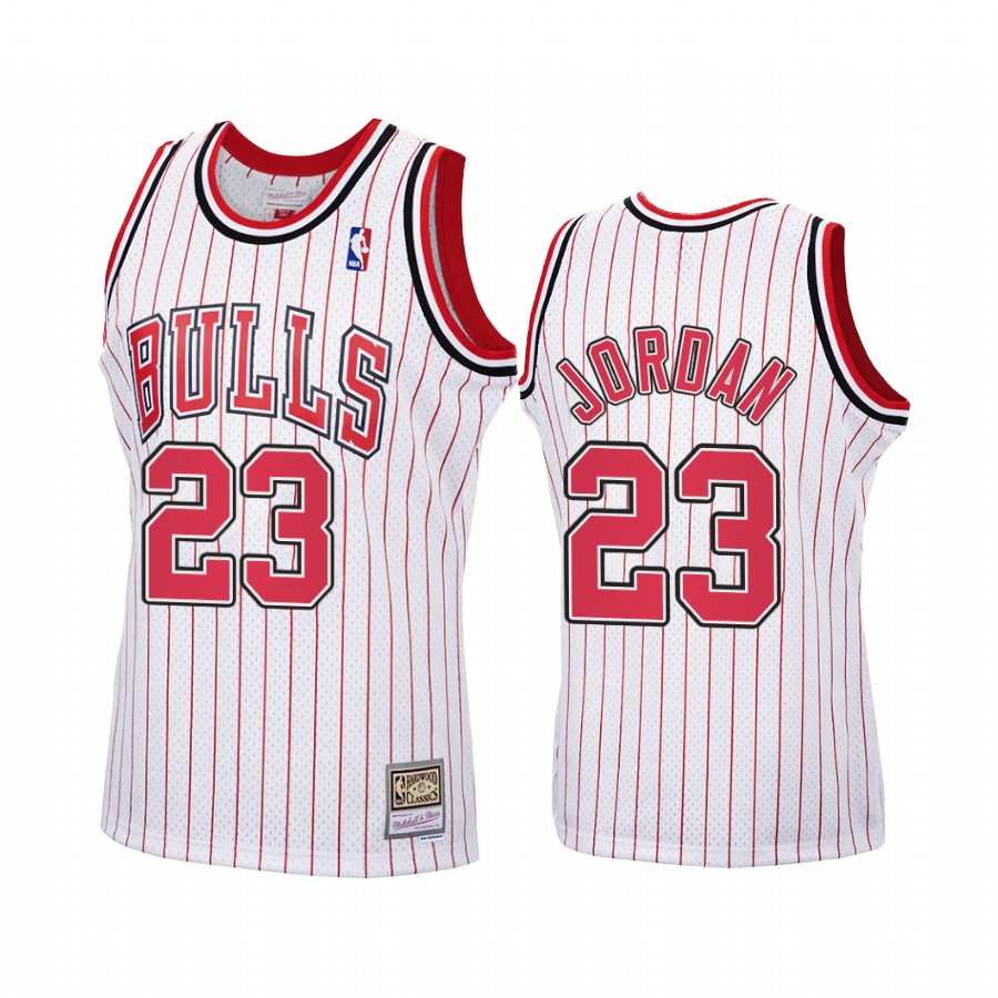 Michael Jordan Chicago Bulls White Jersey Reload Hardwood Classics