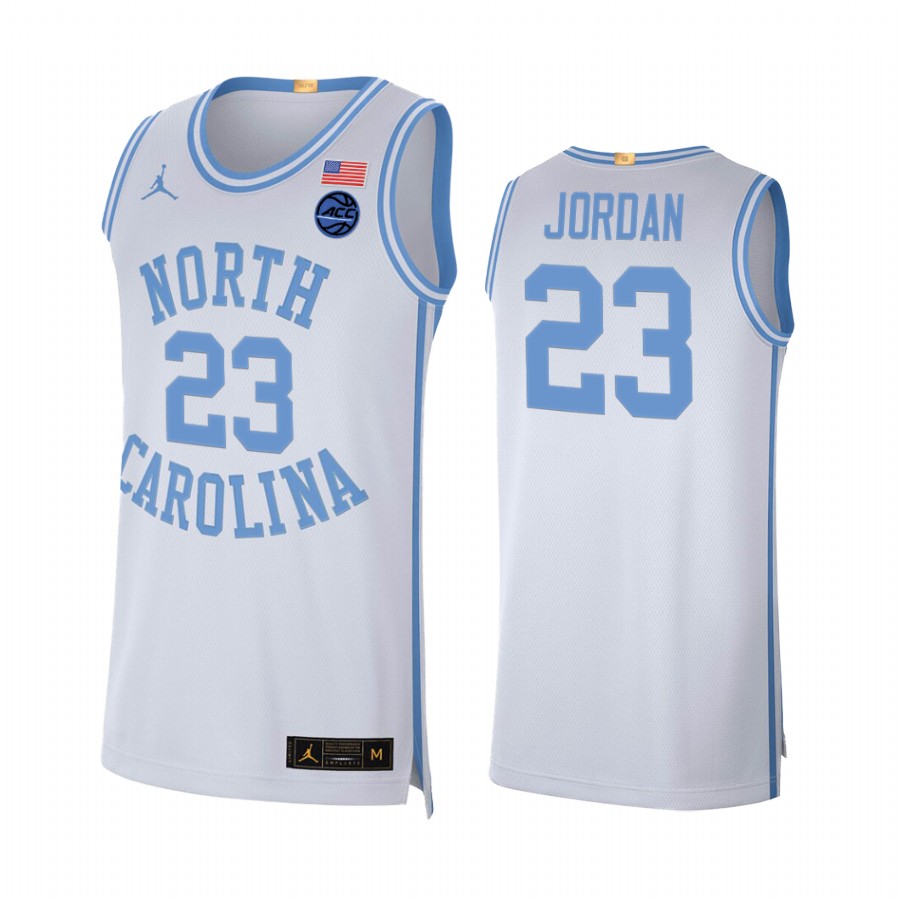 Michael Jordan North Carolina Tar Heels #23 Retro Limited Jersey - White