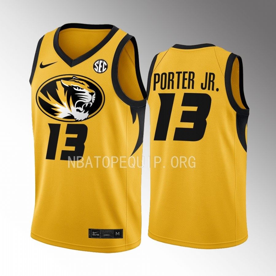 Michael Porter Jr. Missouri Tigers Gold Jersey Alumni