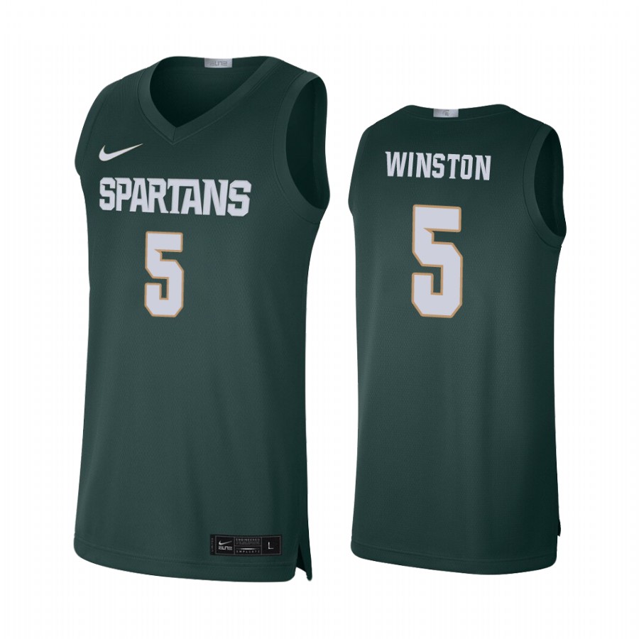 Michigan State Spartans Cassius Winston Green Limited College  Jersey