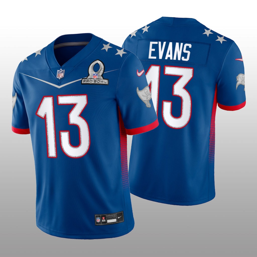 Mike Evans Royal Game Jersey 2022 NFC Pro Bowl - Men's