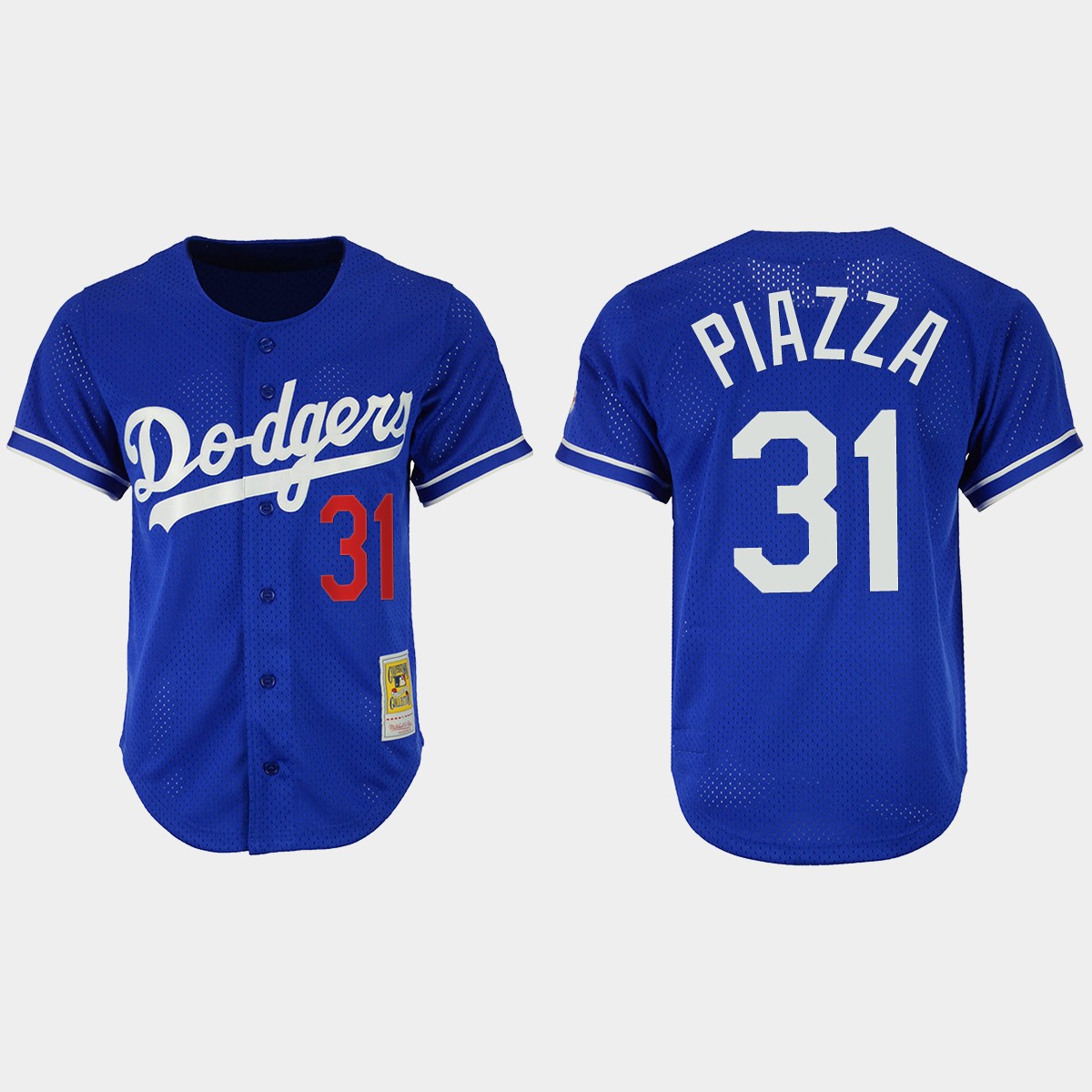 Mike Piazza #31 Los Angeles Dodgers Mesh Batting Practice Cooperstown Collection Jersey - Royal