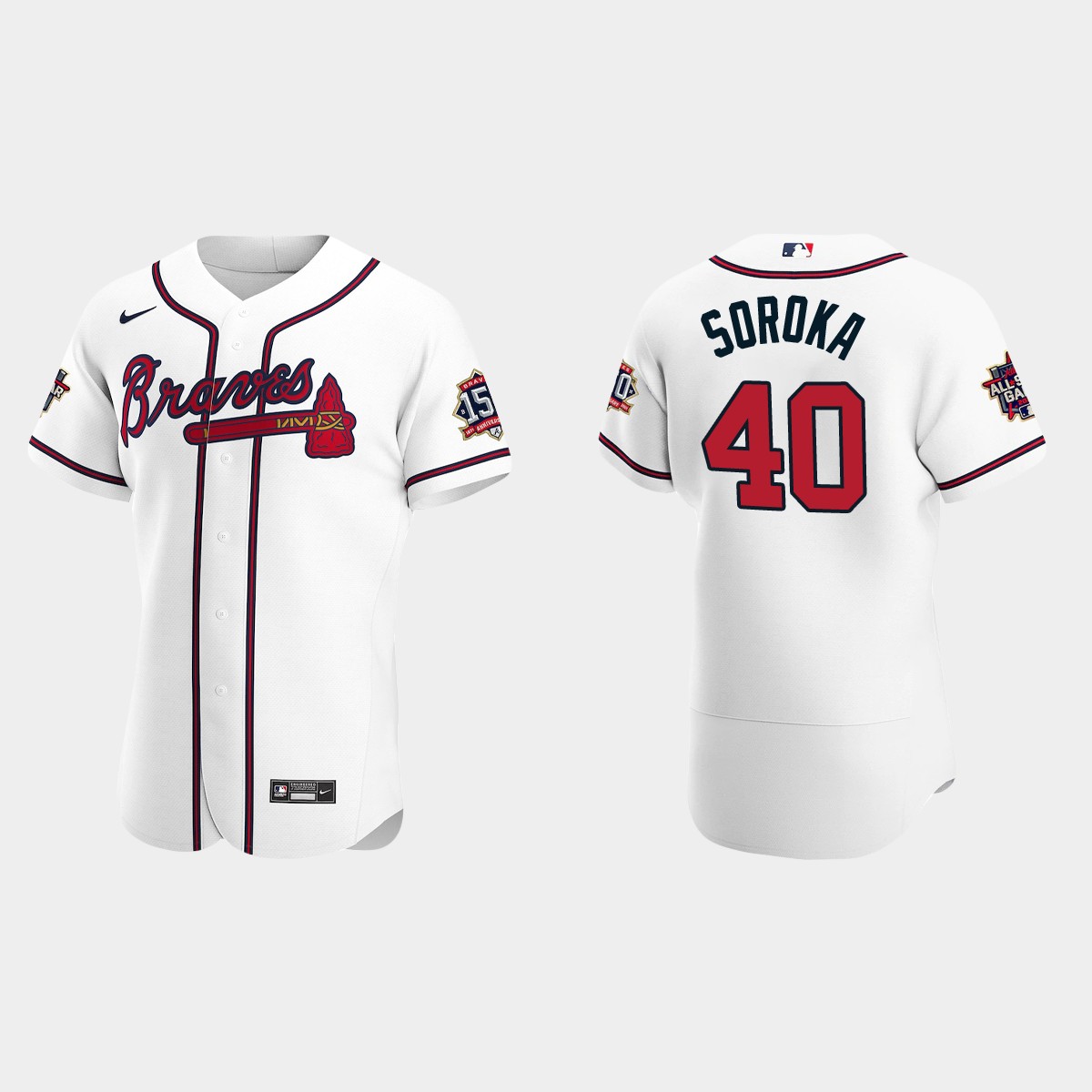 Mike Soroka #40 Atlanta Braves 2021 MLB All-Star Game Jersey - White