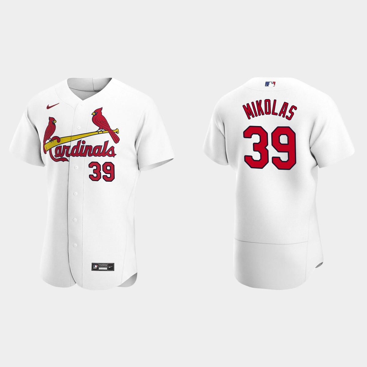Miles Mikolas #39 St. Louis Cardinals White 2020 Home Jersey