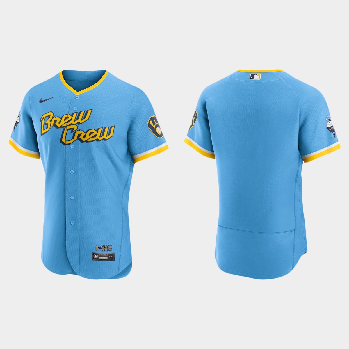 Milwaukee Brewers 2022 City Connect Team Jersey - Powder Blue