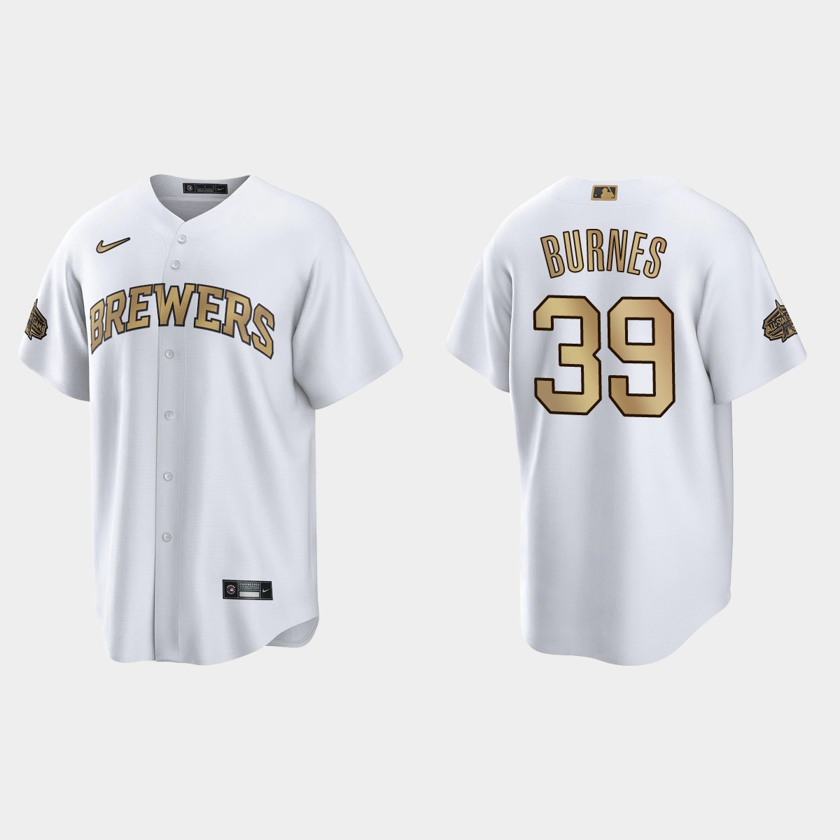 Milwaukee Brewers Corbin Burnes 2022 MLB All-Star Game Jersey - White