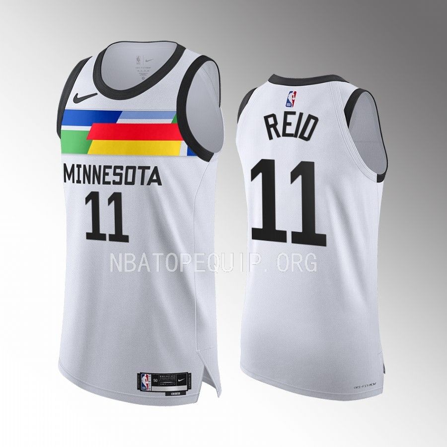 Minnesota Timberwolves #11 Naz Reid White Jersey 2022-23 City Edition