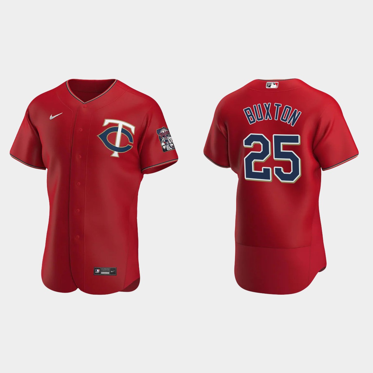 Minnesota Twins #25 Byron Buxton 2020 Alternate Jersey - Red