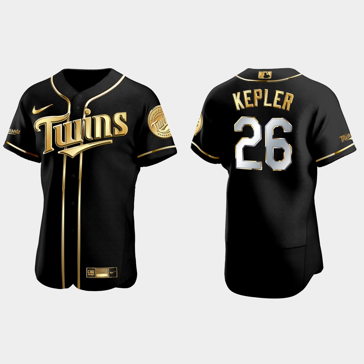 Minnesota Twins #26 Max Kepler Golden Edition Jersey - Black