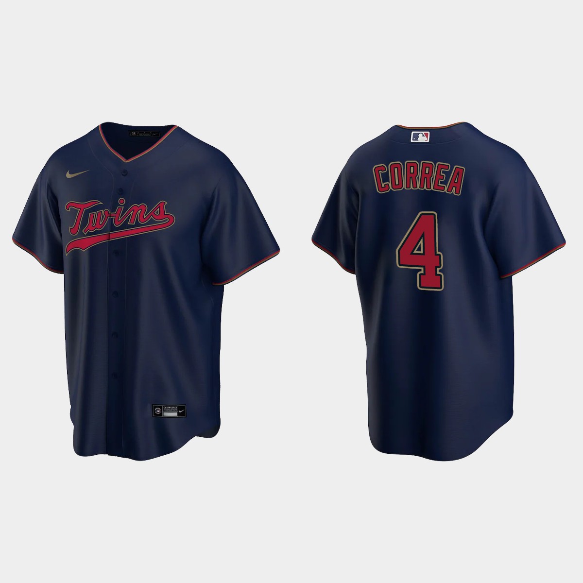 Minnesota Twins Carlos Correa Alternate Jersey - Navy