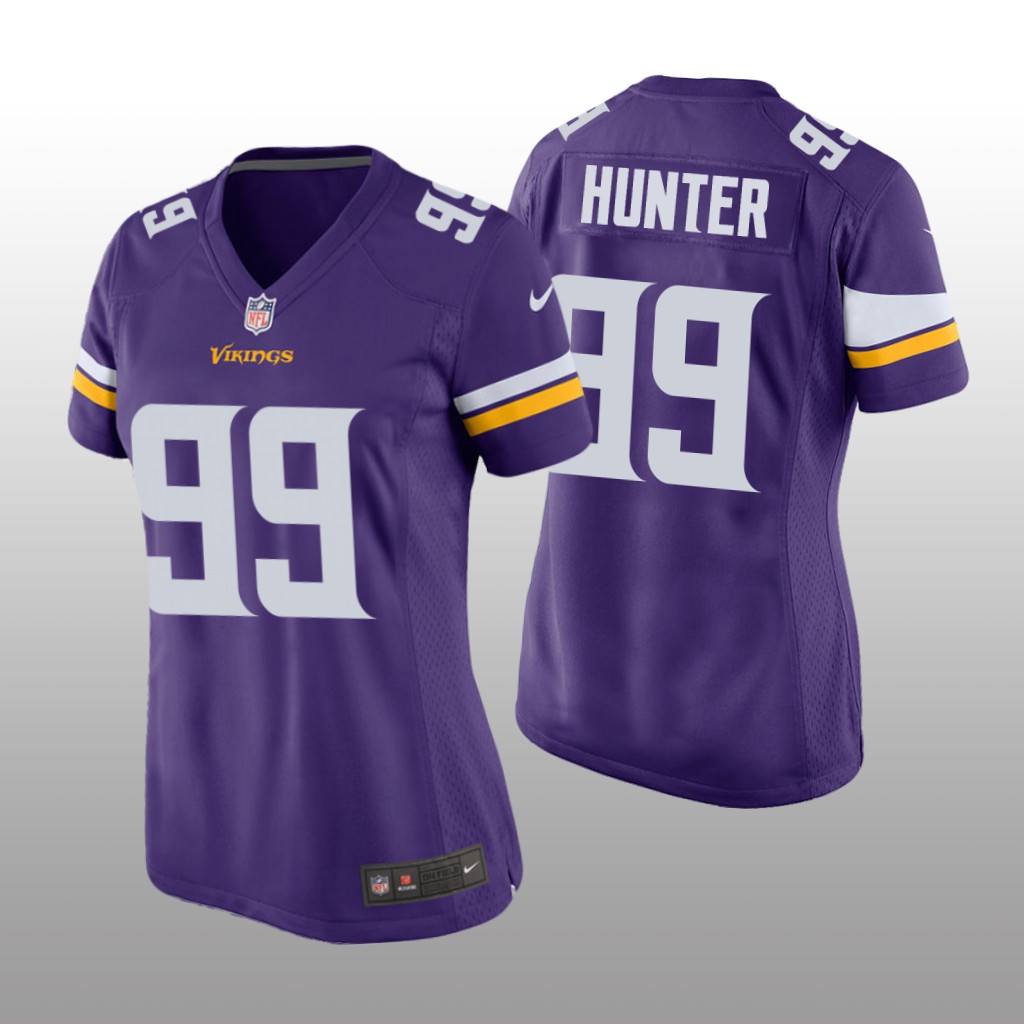 Minnesota Vikings #99 Purple Danielle Hunter Game Jersey - Women