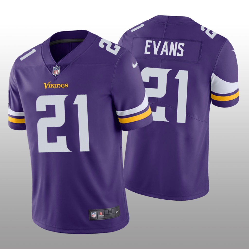 Minnesota Vikings Akayleb Evans Purple Jersey Vapor Limited - Men's