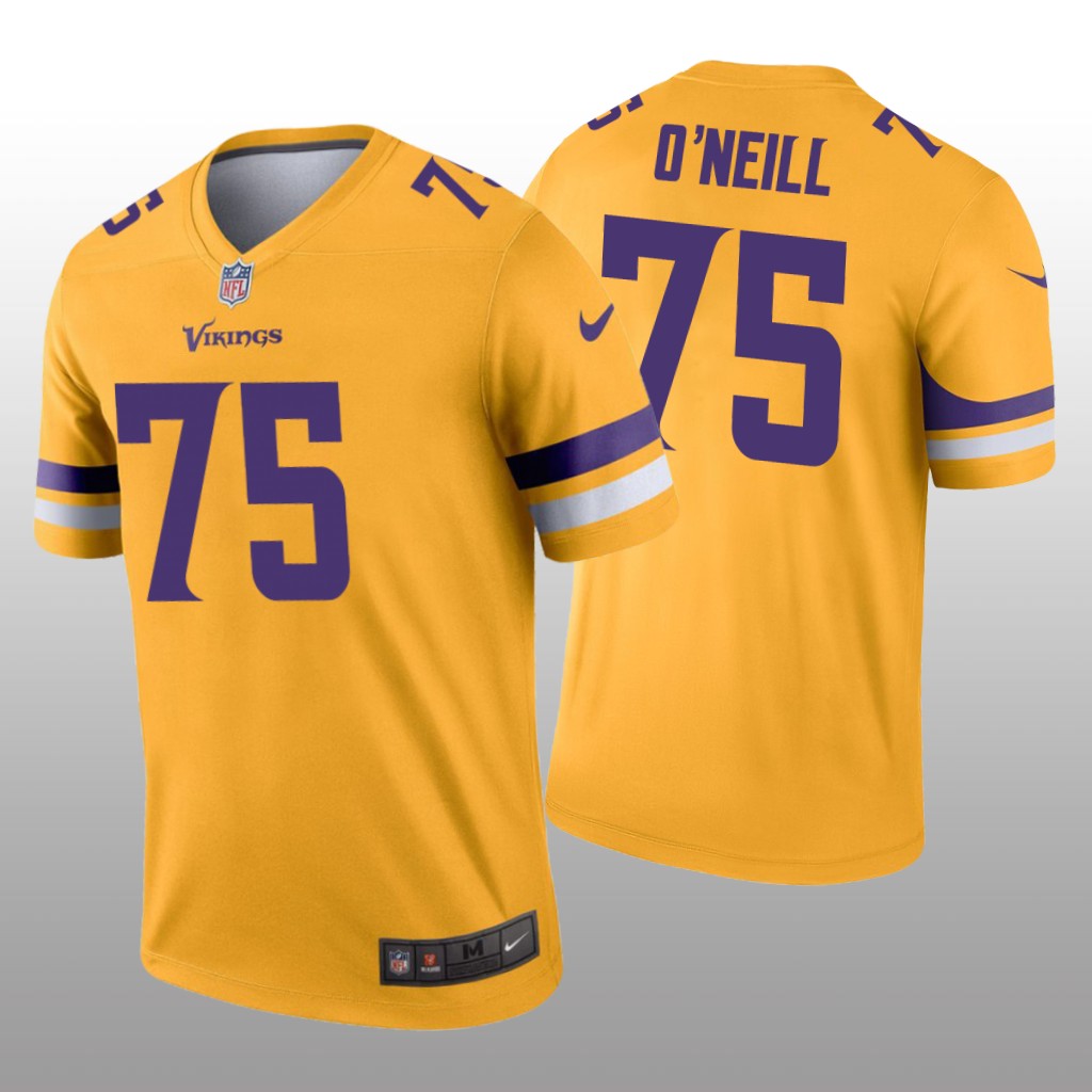 Minnesota Vikings Brian O'neill Gold Jersey Inverted Legend - Men's
