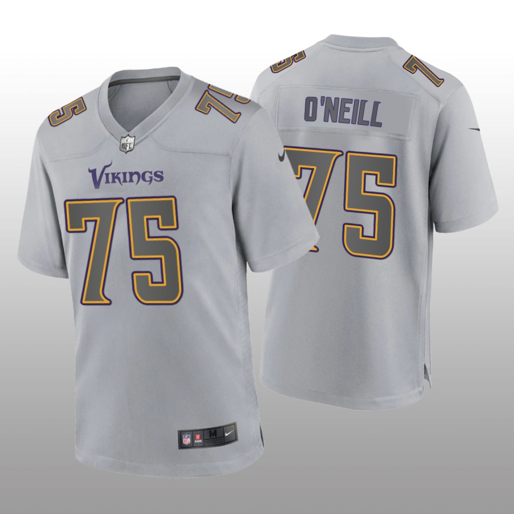 Minnesota Vikings Brian O'neill Gray Jersey Atmosphere Fashion Game - Men's