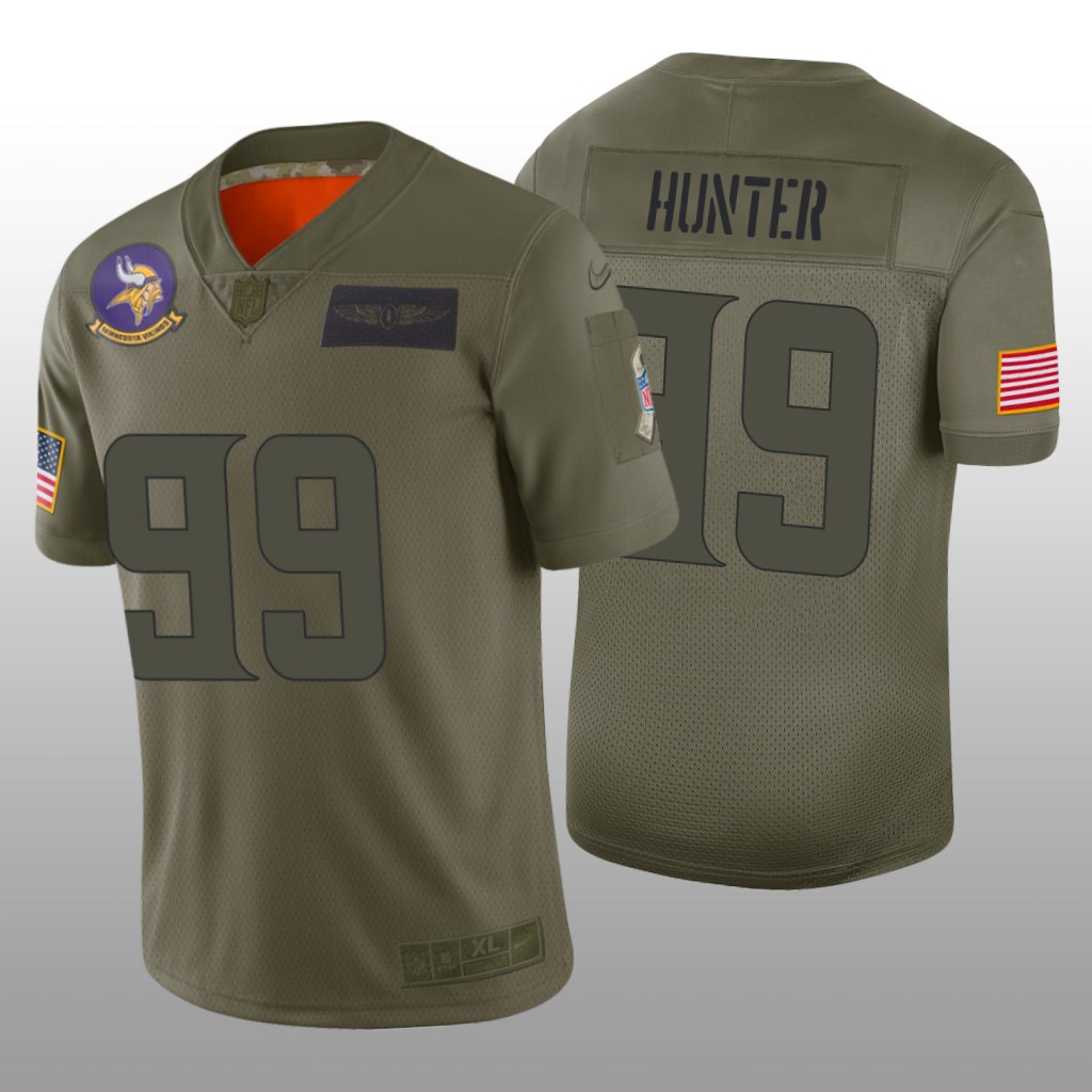 Minnesota Vikings Danielle Hunter Camo Limited Jersey 2019 Salute to Service - Men's
