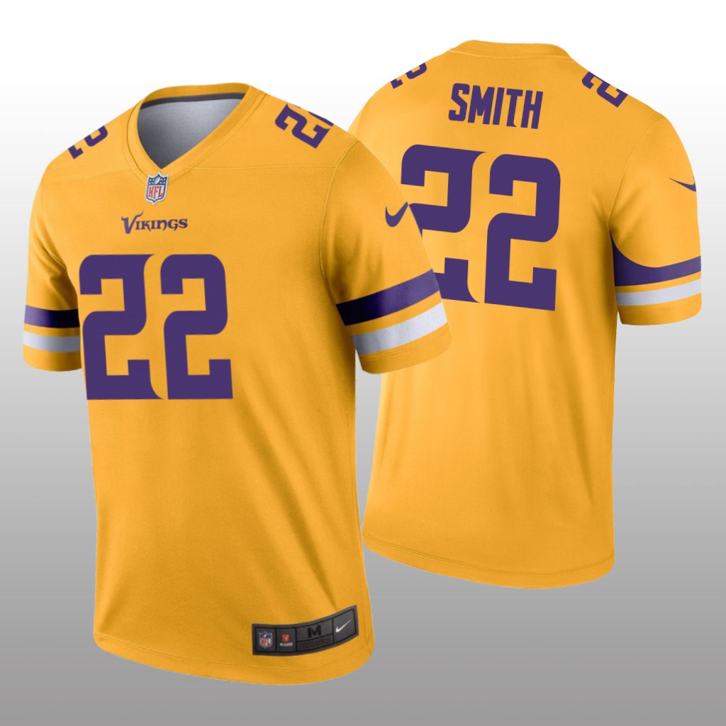 Minnesota Vikings Harrison Smith Gold Jersey Inverted Legend - Men's